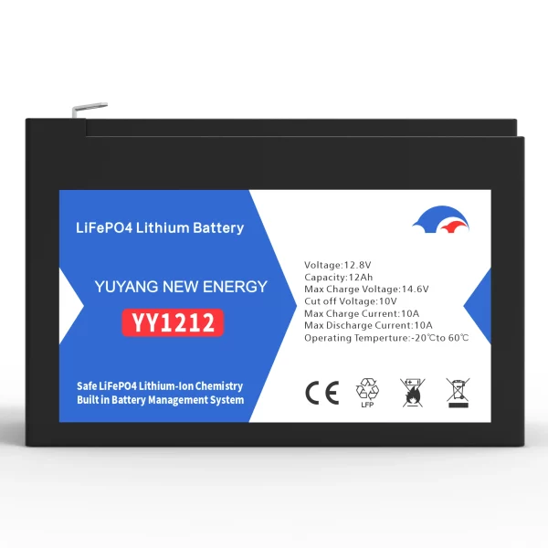 12.8V 12AH Plastic Case LiFePO4 Battery