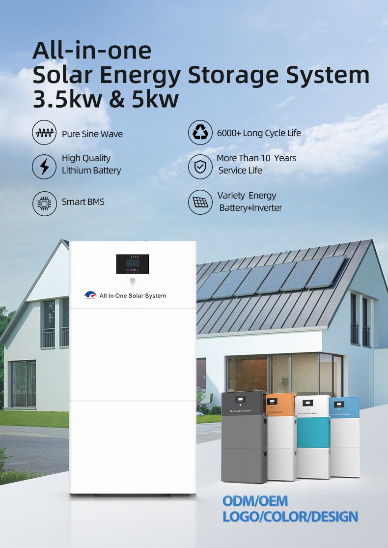 lithium ion battery all in one solar system